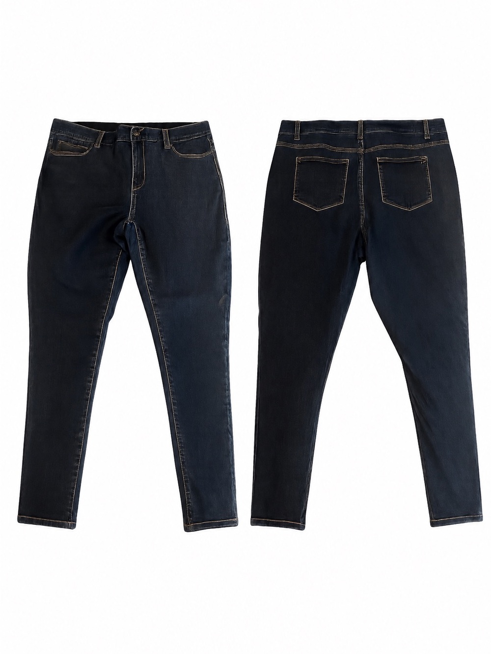 Lularoe Dark Wash Skinny Jeans - Navy/Black